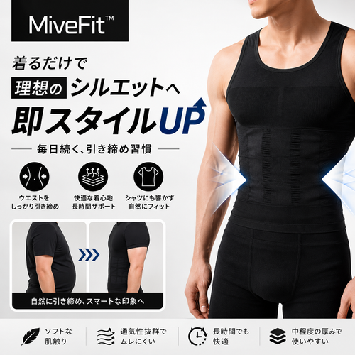 MiveFit™｜シームレス補整インナー｜